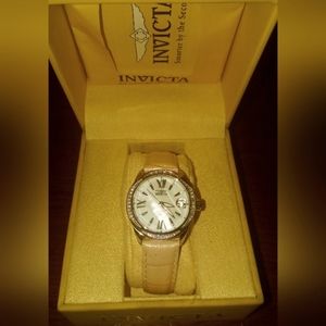 Invicta Wildflower Quartz Mother of Pearl Watch
